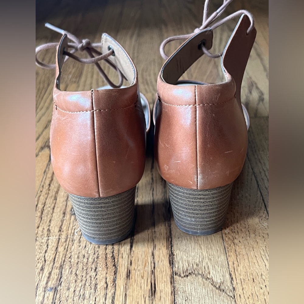 Josef Seibel Leather Open-Toe Shoes - Picture 5 of 7